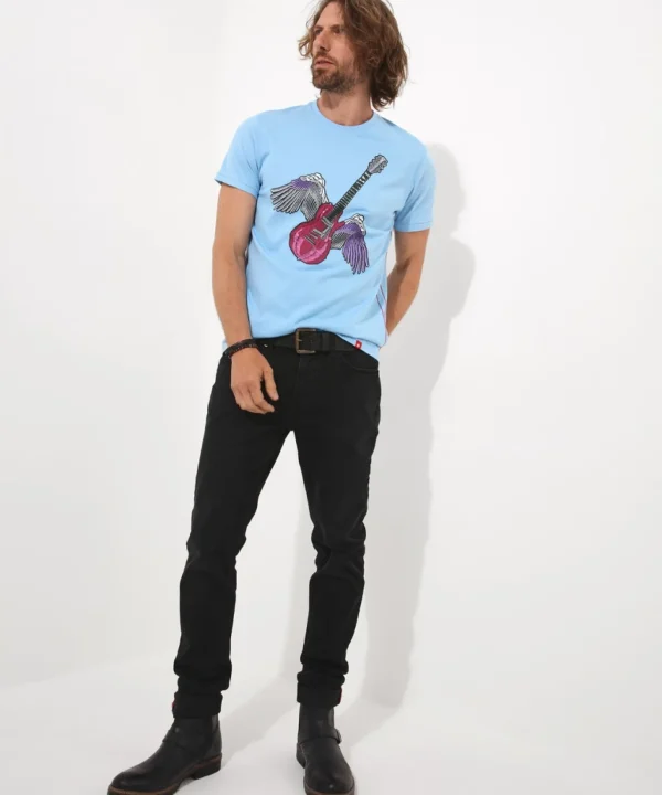 Shop Men's Collection | Graphic T-Shirts | Tops & T-Shirts | Sale Tops & T-Shirts | Top Picks | Top Picks | Men，s | Men，s Joe Browns Flying High Tee Pale Blue