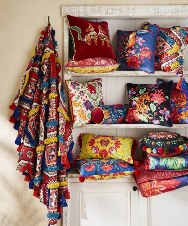 Nature Décor | Animal Décor | Cushions & Throws | Sale Cushions & Throws | Home | Home | Home | Home Joe Browns Folk Fox Crewel Work Cushion Multi