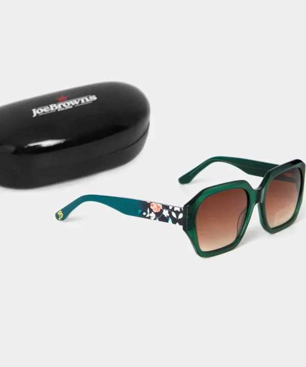 Swimwear | Accessories & Jewellery | Women's | Women's Joe Browns Forever Retro Sunglasses Green Multi