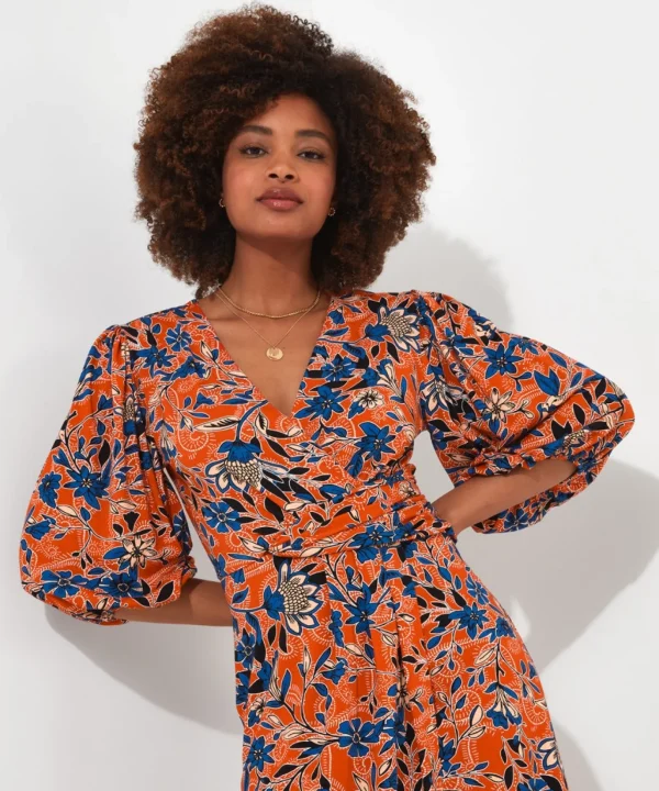 Shop Women's Collection | Midi Dresses | Dresses | Sale Dresses | Top Picks | Top Picks | Women's | Women's Joe Browns Freda Jersey Dress Multi / Pink / Navy