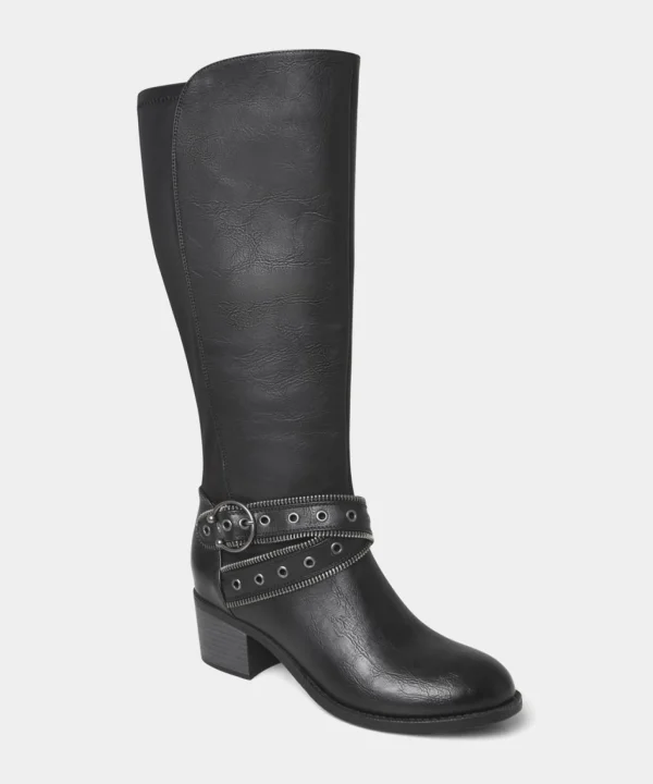 Knee High Boots | Boots & Shoes | Sale Boots & Shoes | Top Picks | Women's | Women's Joe Browns Free Rebel Zip Detail Boots Black