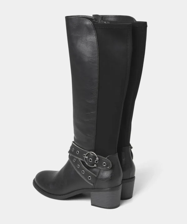 Knee High Boots | Boots & Shoes | Sale Boots & Shoes | Top Picks | Women's | Women's Joe Browns Free Rebel Zip Detail Boots Black