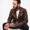 Shop Men's Collection | Leather Jackets | Coats & Jackets | Sale Leather Jackets | Sale Coats & Jacket | Top Picks | Men，s | Men，s | Men，s | Men，s Joe Browns Fully Loaded Leather Jacket Tan
