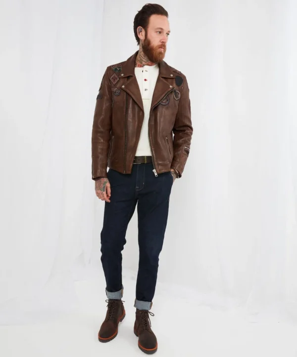 Shop Men's Collection | Leather Jackets | Coats & Jackets | Sale Leather Jackets | Sale Coats & Jacket | Top Picks | Men,s | Men,s | Men,s | Men,s Joe Browns Fully Loaded Leather Jacket Tan