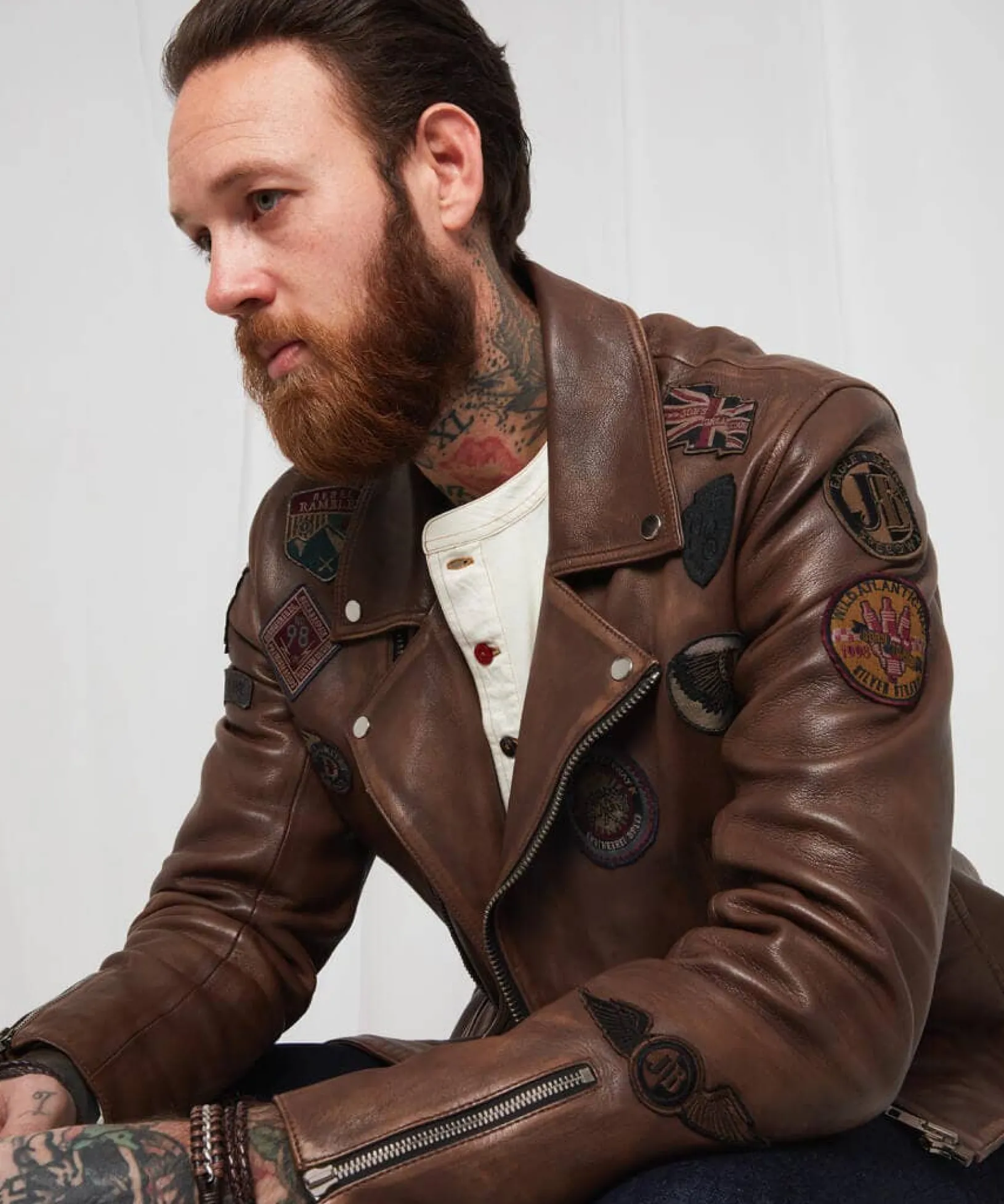 fully_loaded_leather_jack_4.webp Shop Men's Collection | Leather Jackets | Coats & Jackets | Sale Leather Jackets | Sale Coats & Jacket | Top Picks | Men,s | Men,s | Men,s | Men,s Joe Browns Fully Loaded Leather Jacket Tan