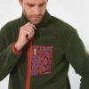 Shop Men's Collection | Hoodies & Sweatshirts | Layering Essentials | Tops & T-Shirts | Sale Hoodies & Sweatshirts | Sale Tops & T-Shirts | Top Picks | Men,s | Men,s | Men,s | Men,s | Men,s Joe Browns Funky Fleece Zip Through Olive