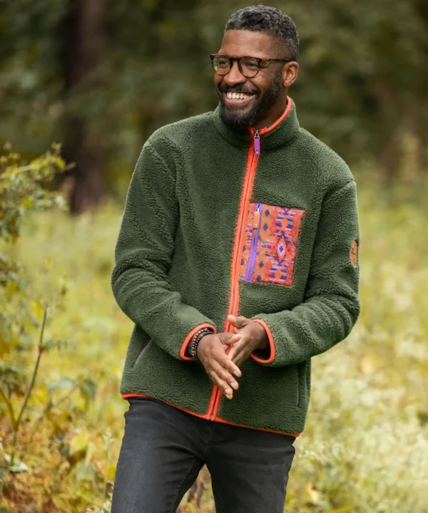Shop Men's Collection | Hoodies & Sweatshirts | Layering Essentials | Tops & T-Shirts | Sale Hoodies & Sweatshirts | Sale Tops & T-Shirts | Top Picks | Men,s | Men,s | Men,s | Men,s | Men,s Joe Browns Funky Fleece Zip Through Olive