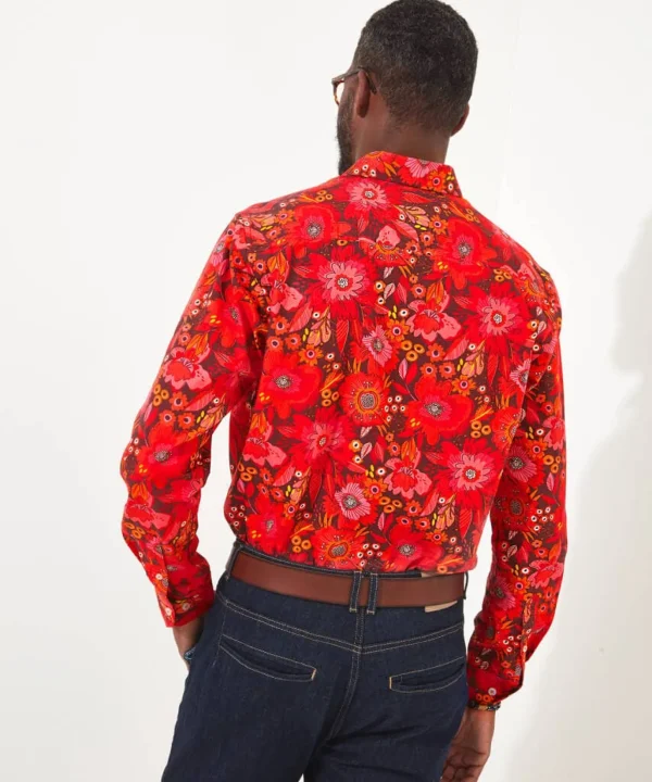 Shop Men's Collection | Funky Shirts | Men's Partywear | Shirts | Top Picks | Top Picks | Top Picks | Men,s Joe Browns Funky Floral Shirt Red