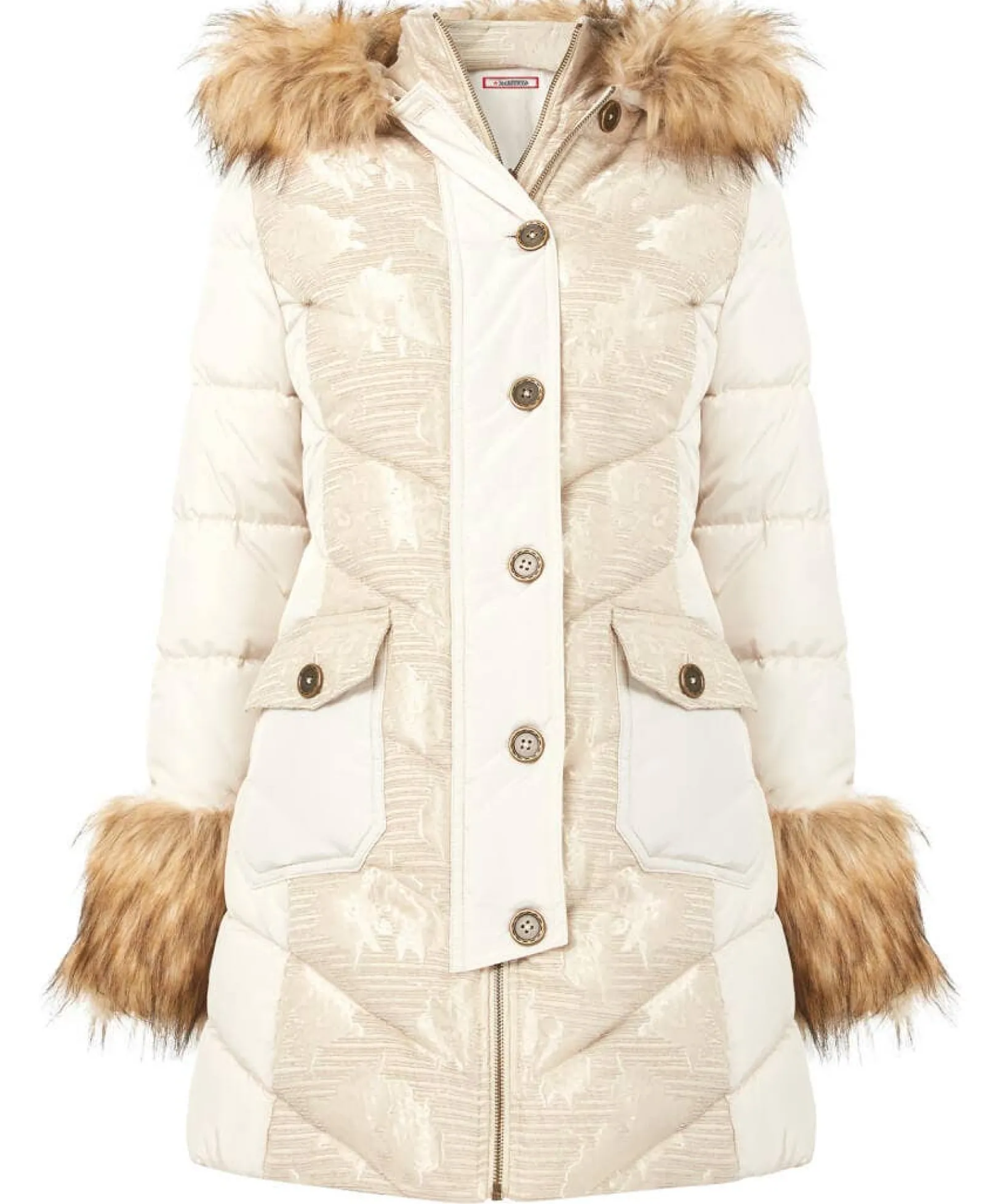 fur_trim_puffa_coat_1.webp Shop Women's Collection | Coats & Jackets | Top Picks | Women's Joe Browns Fur Trim Puffa Coat Cream
