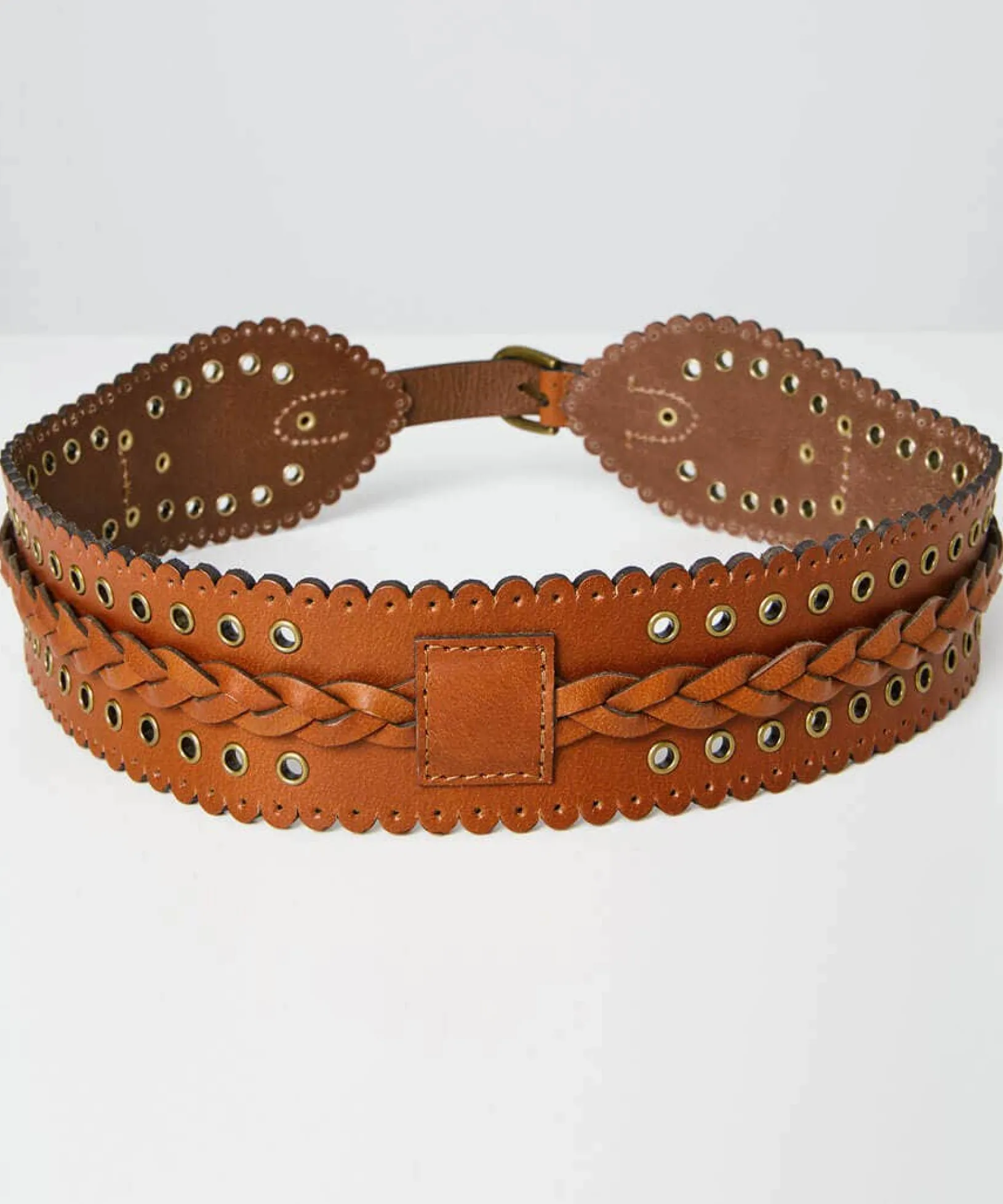 game_changer_leather_belt_3.webp Sale Accessories & Jewellery | Women's Joe Browns Game Changer Leather Belt Tan / Black / Chestnut