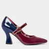 Party Footwear | Boots & Shoes | Sale Boots & Shoes | Top Picks | Women's | Women's Joe Browns Game Changer Patent Shoes Claret/Navy