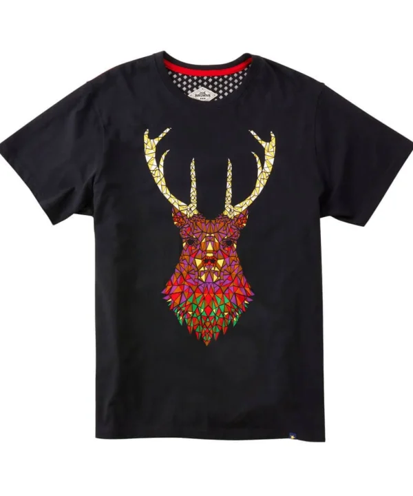 Shop Men's Collection | Graphic T-Shirts | Gifts | Tops & T-Shirts | Sale Tops & T-Shirts | Top Picks | Top Picks | Men，s | Men，s | Men，s Joe Browns Geo Stag Tee Black
