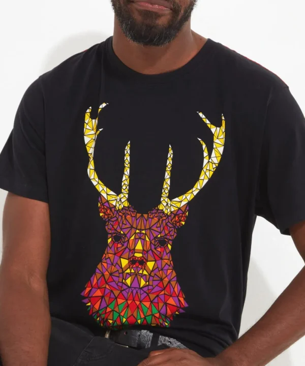 Shop Men's Collection | Graphic T-Shirts | Gifts | Tops & T-Shirts | Sale Tops & T-Shirts | Top Picks | Top Picks | Men，s | Men，s | Men，s Joe Browns Geo Stag Tee Black