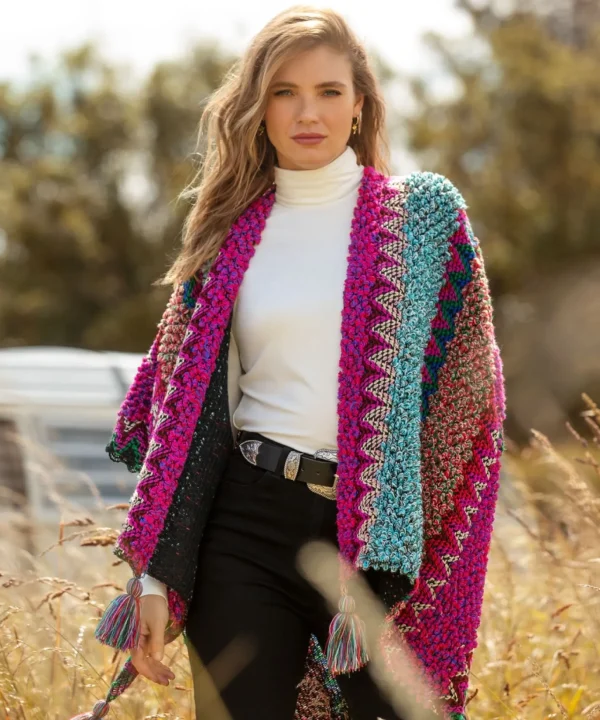 Cardigans & Coatigans | Accessories & Jewellery | Sale Accessories & Jewellery | Top Picks | Women's | Women's Joe Browns Get Close Tassel Wrap Multi