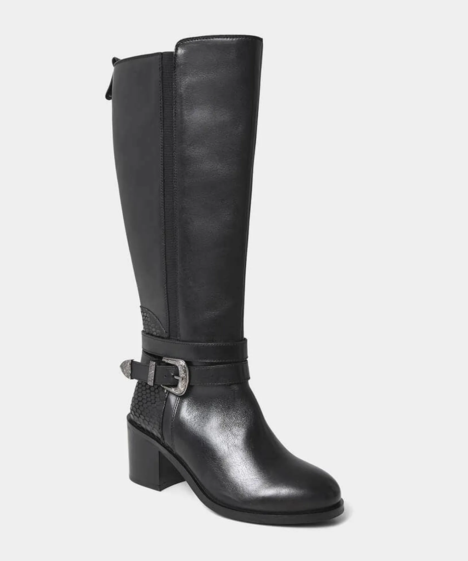 gigi_premium_leather_ride_3.webp Knee High Boots | Boots & Shoes | Top Picks | Women's Joe Browns Gigi Premium Leather Rider Boots Black