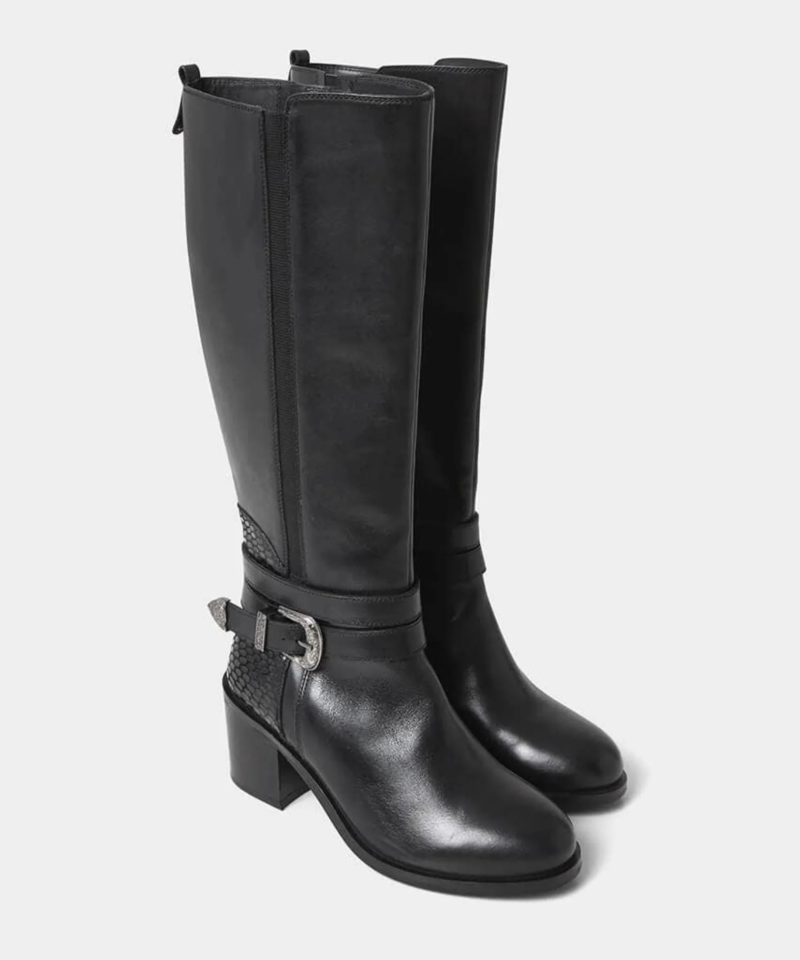 gigi_premium_leather_ride_4.webp Knee High Boots | Boots & Shoes | Top Picks | Women's Joe Browns Gigi Premium Leather Rider Boots Black