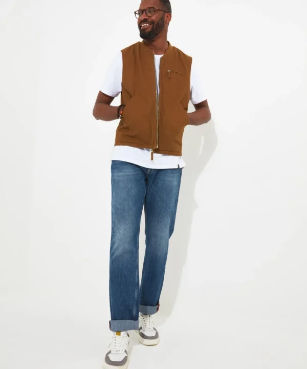 Shop Men's Collection | Coats & Jackets | Sale Coats & Jacket | Top Picks | Men,s | Men,s Joe Browns Goes With Everything Gilet Tan