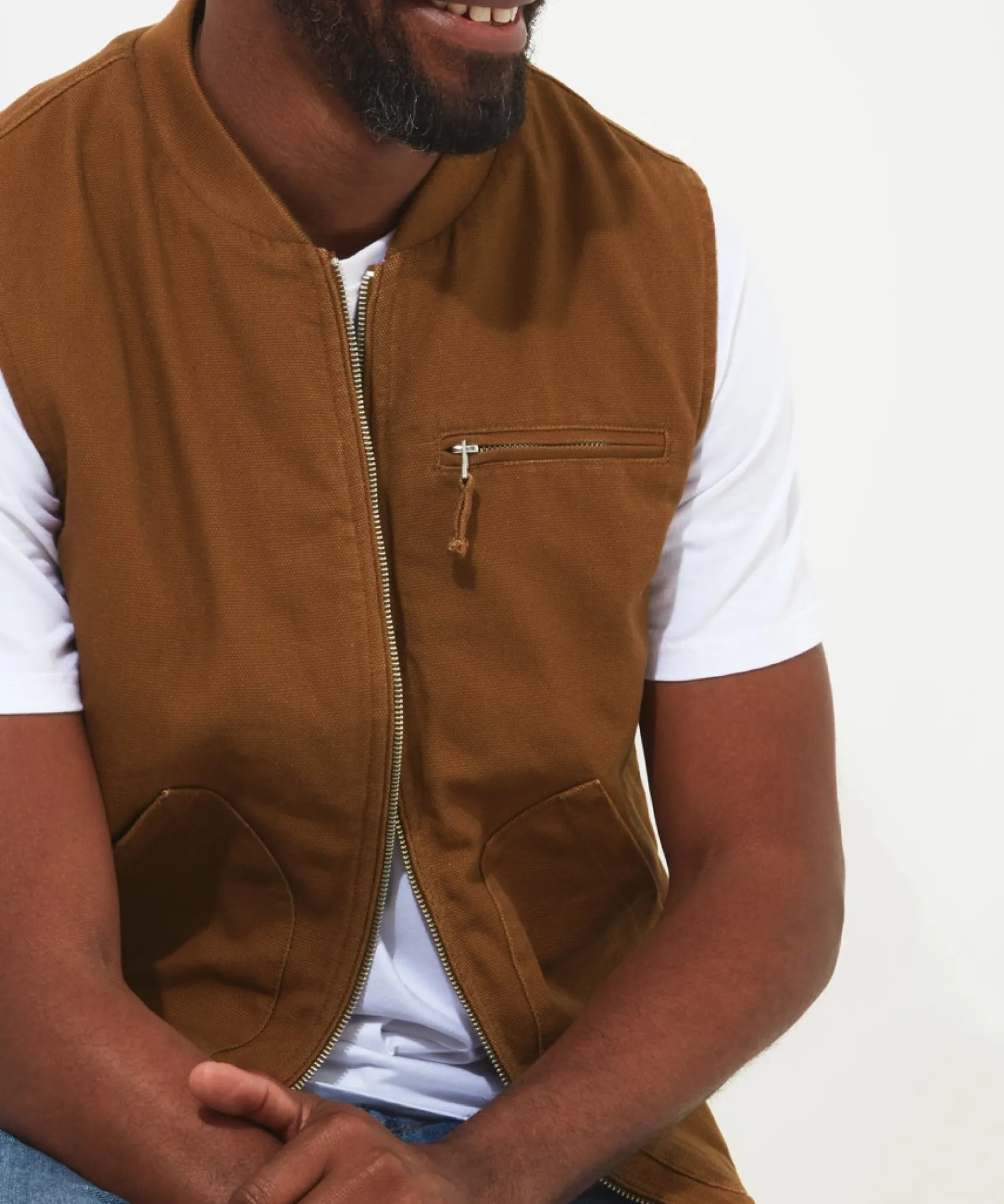 goes_with_everything_gile_5.webp Shop Men's Collection | Coats & Jackets | Sale Coats & Jacket | Top Picks | Men,s | Men,s Joe Browns Goes With Everything Gilet Tan
