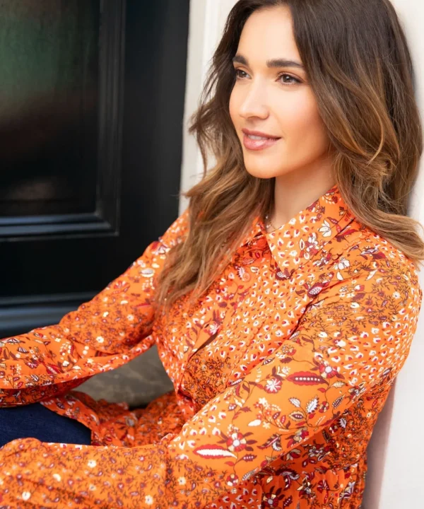Tops, Tunics & Blouses | Sale Tops, Tunics & Blouses | Women's | Women's Joe Browns Golden Sunset Tunic Dress Orange