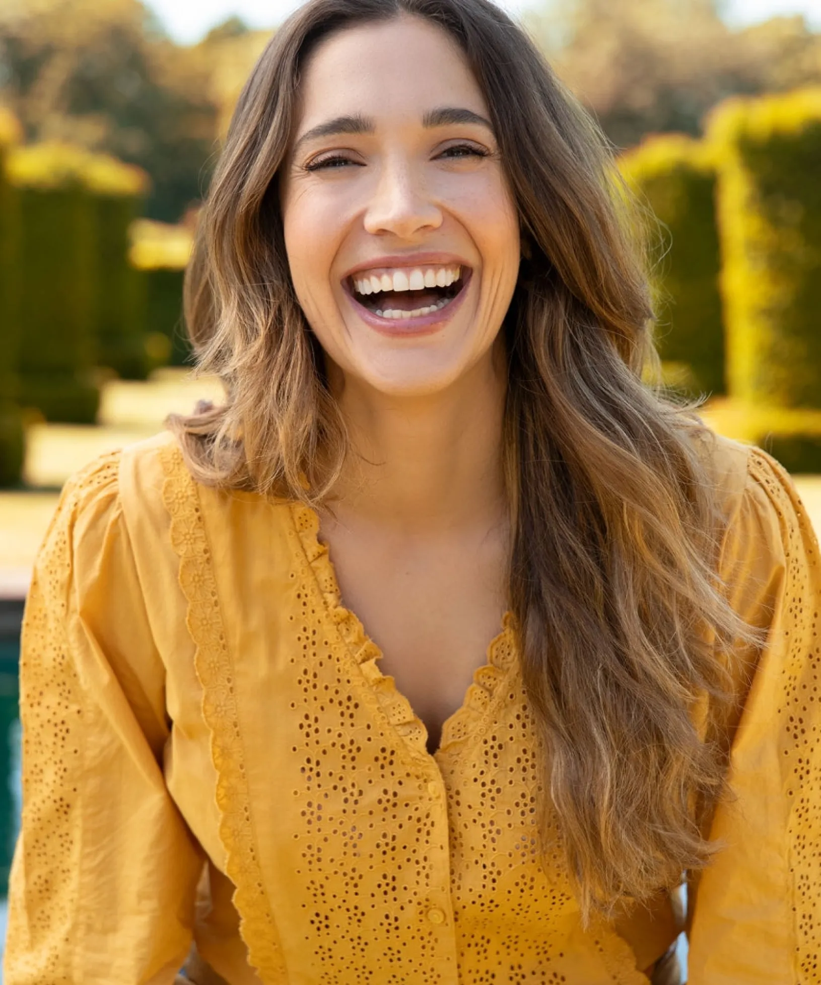 gorgeous_broderie_blouse_5.webp Tops, Tunics & Blouses | Sale Tops, Tunics & Blouses | Women's | Women's Joe Browns Gorgeous Broderie Blouse Yellow