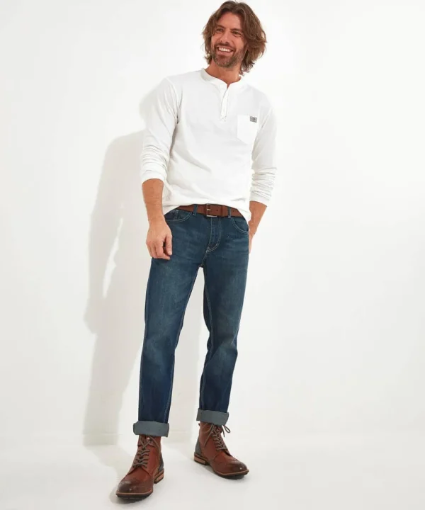 Plain Tops & T-Shirts | Henley Tops | Hoodies & Sweatshirts | Layering Essentials | Tops & T-Shirts | Top Picks | Men，s | Men，s | Men，s | Men，s Joe Browns Got Your Back Henley White