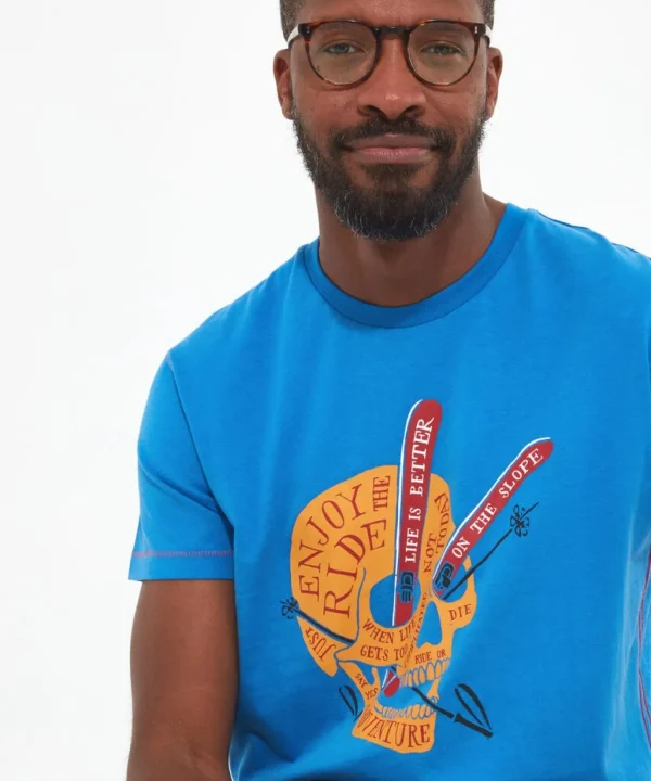 Shop Men's Collection | Graphic T-Shirts | Tops & T-Shirts | Sale Tops & T-Shirts | Top Picks | Top Picks | Men，s | Men，s Joe Browns Hit The Slopes Tee Blue