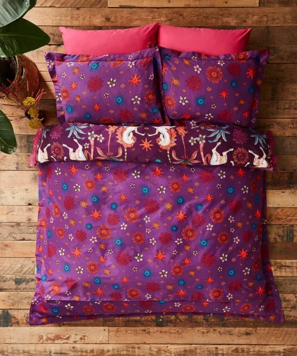 Bedroom | Endless Sunsets | Nature Décor | Animal Décor | Bedding | Home | Home | Home | Home | Home Joe Browns Hypnotic Horses Reversible Bed Set Aubergine