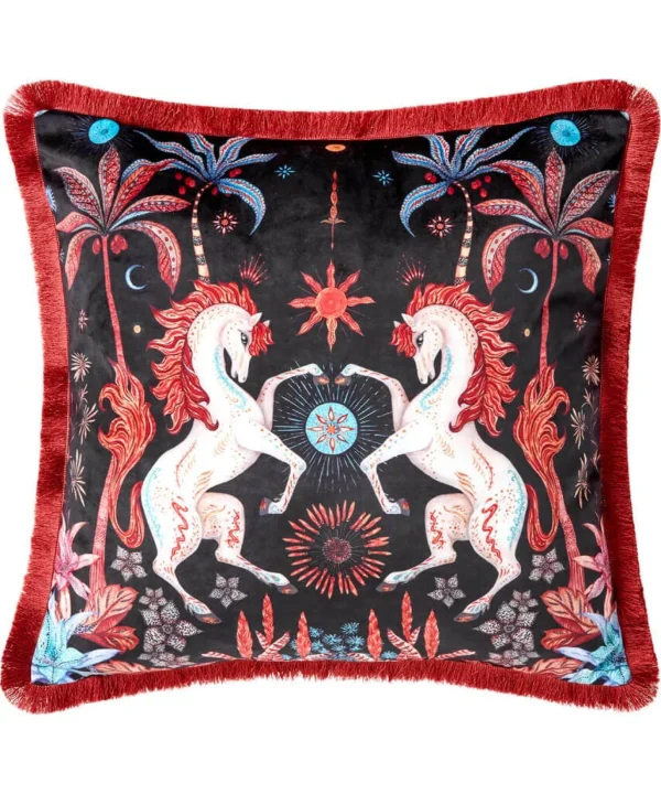 Living Room | Bedroom | Endless Sunsets | Nature Décor | Animal Décor | Cushions & Throws | Home | Home | Home | Home | Home | Home Joe Browns Hypnotic Horses Reversible Cushion Multi