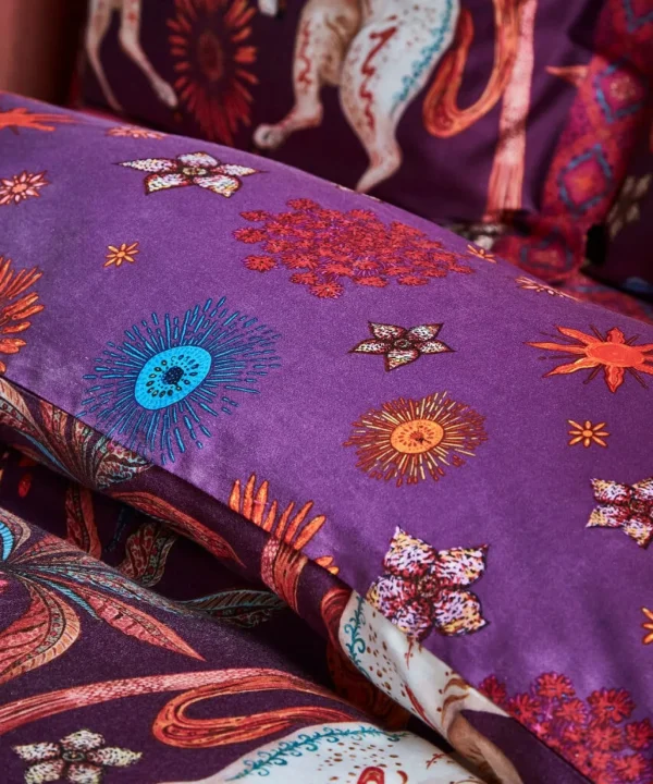 Bedroom | Endless Sunsets | Nature Décor | Animal Décor | Bedding | Home | Home | Home | Home | Home Joe Browns Hypnotic Horses Reversible Bed Set Aubergine