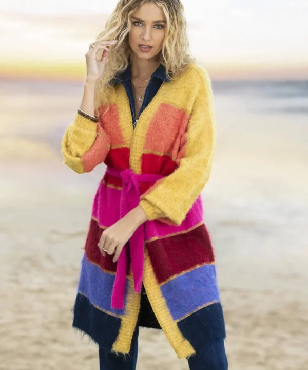 Gifts | Cardigans & Coatigans | Women's | Top Picks Joe Browns Ibiza colour Stripe Cardigan Multi