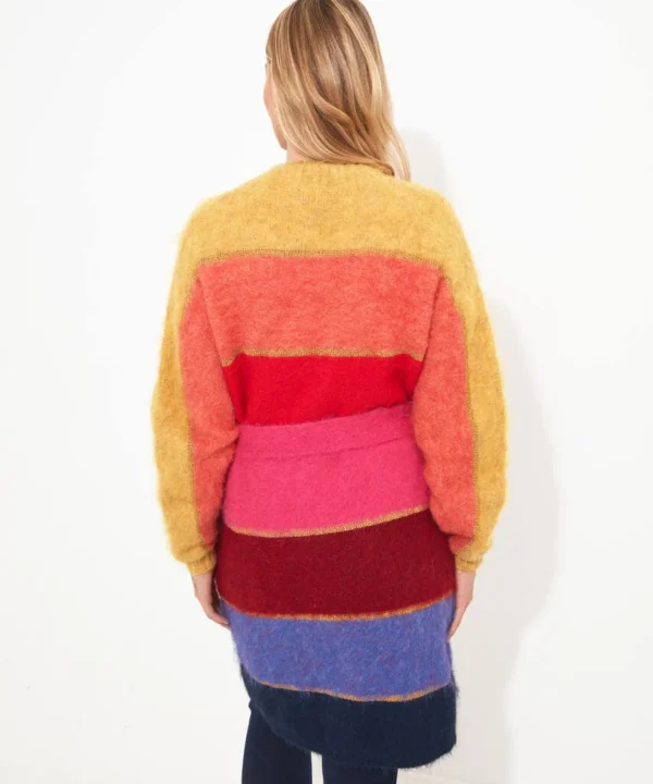 Gifts | Cardigans & Coatigans | Women's | Top Picks Joe Browns Ibiza colour Stripe Cardigan Multi