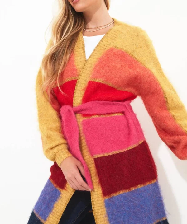 Gifts | Cardigans & Coatigans | Women's | Top Picks Joe Browns Ibiza colour Stripe Cardigan Multi