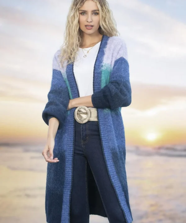 Gifts | Cardigans & Coatigans | Women's | Top Picks Joe Browns Ibiza Ombre Tie Waist Cardigan Blue