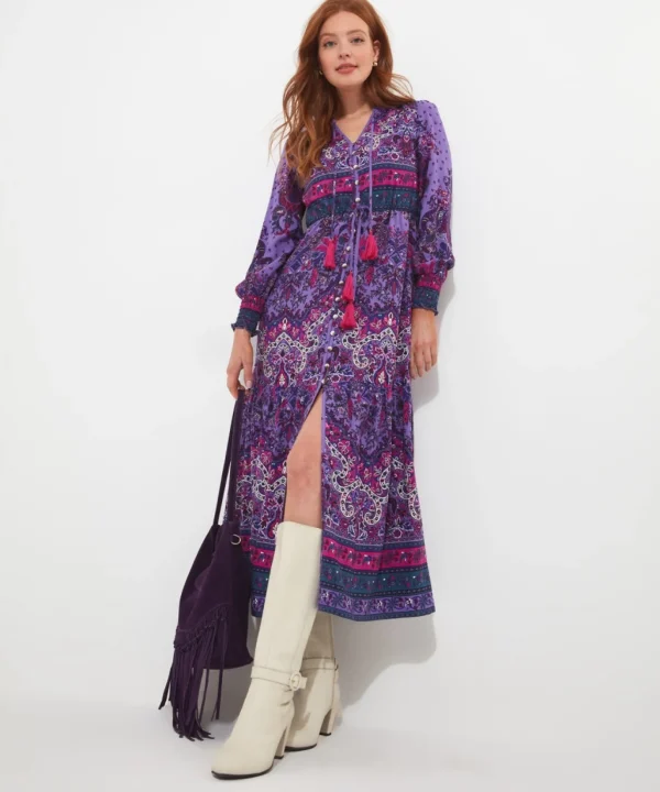 Shop Women's Collection | Maxi Dresses | Boho Dresses | Petite | Dresses | Sale Dresses | Top Picks | Top Picks | Top Picks | Women's | Women's | Women's Joe Browns Ibiza Vibes Dress Purple
