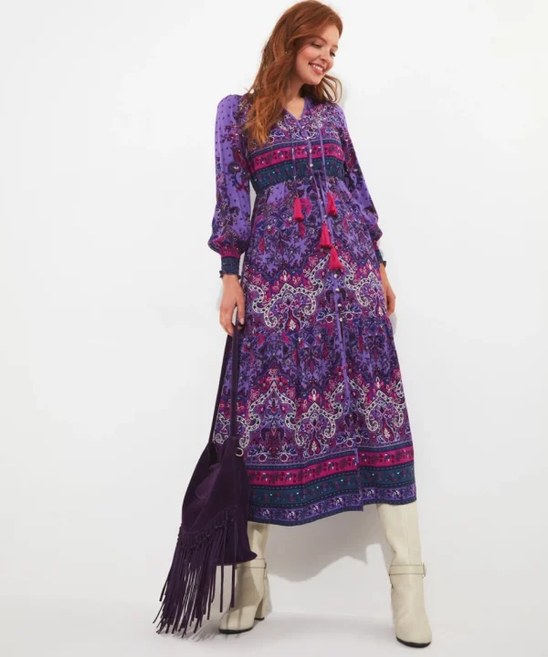 Shop Women's Collection | Maxi Dresses | Boho Dresses | Petite | Dresses | Sale Dresses | Top Picks | Top Picks | Top Picks | Women's | Women's | Women's Joe Browns Ibiza Vibes Dress Purple