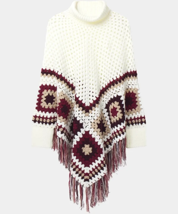 Cardigans & Coatigans | Accessories & Jewellery | Sale Accessories & Jewellery | Top Picks | Women's | Women's Joe Browns Imogen Crochet Poncho Cream Multi