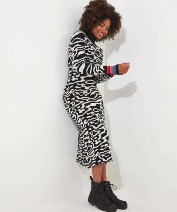 Shop Women's Collection | Cardigans & Coatigans | Top Picks | Top Picks Joe Browns In A Swirl Jumper Dress Mono
