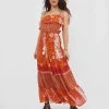 Sale Dresses | Women's Joe Browns Indian Summer Maxi Dress Orange