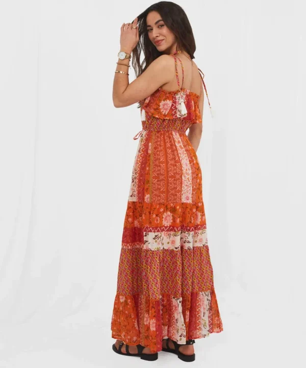 Sale Dresses | Women's Joe Browns Indian Summer Maxi Dress Orange