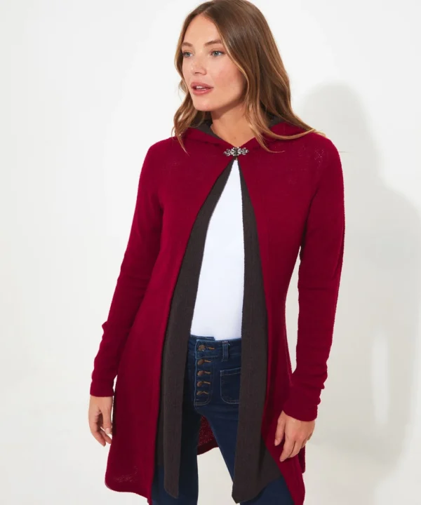 Shop Women's Collection | Cardigans & Coatigans | Sale Knitwear & Jumpers | Top Picks | Top Picks | Women's Joe Browns Into The Forest Cardigan Rumba Red