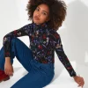 Shop Women's Collection | Tops, Tunics & Blouses | Sale Tops, Tunics & Blouses | Top Picks | Women's | Women's Joe Browns Into The Forest Printed Jersey Top Multi