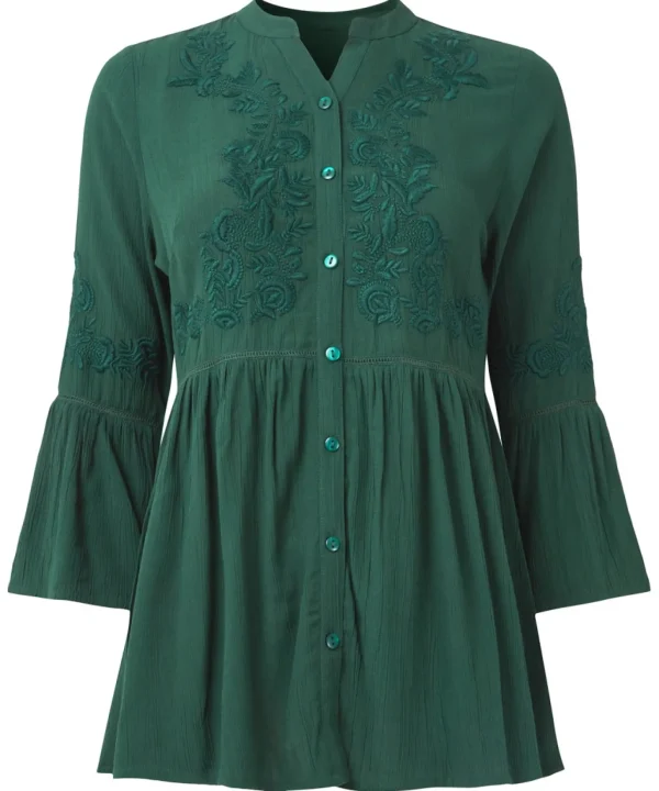 Shop Women's Collection | Tops, Tunics & Blouses | Sale Tops, Tunics & Blouses | Top Picks | Women's | Women's Joe Browns Into The Woods Blouse Green