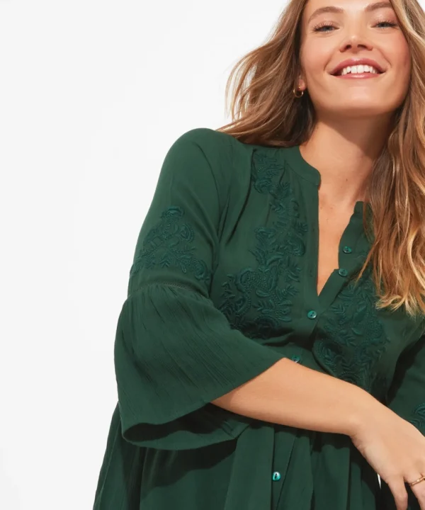 Shop Women's Collection | Tops, Tunics & Blouses | Sale Tops, Tunics & Blouses | Top Picks | Women's | Women's Joe Browns Into The Woods Blouse Green
