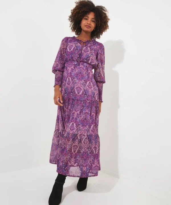 Shop Women's Collection | Vintage & Retro Dresses | Maxi Dresses | Boho Dresses | Party Dresses | Occasion Outfits | Dresses | Sale Dresses | Top Picks | Top Picks | Top Picks | Top Picks | Top Picks | Top Picks | Women's | Women's Joe Browns Iris Boho Dress Purple