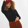 Tops, Tunics & Blouses | Women's Joe Browns Jersey Roll Neck Top Black / Berry / Orange / Winter White