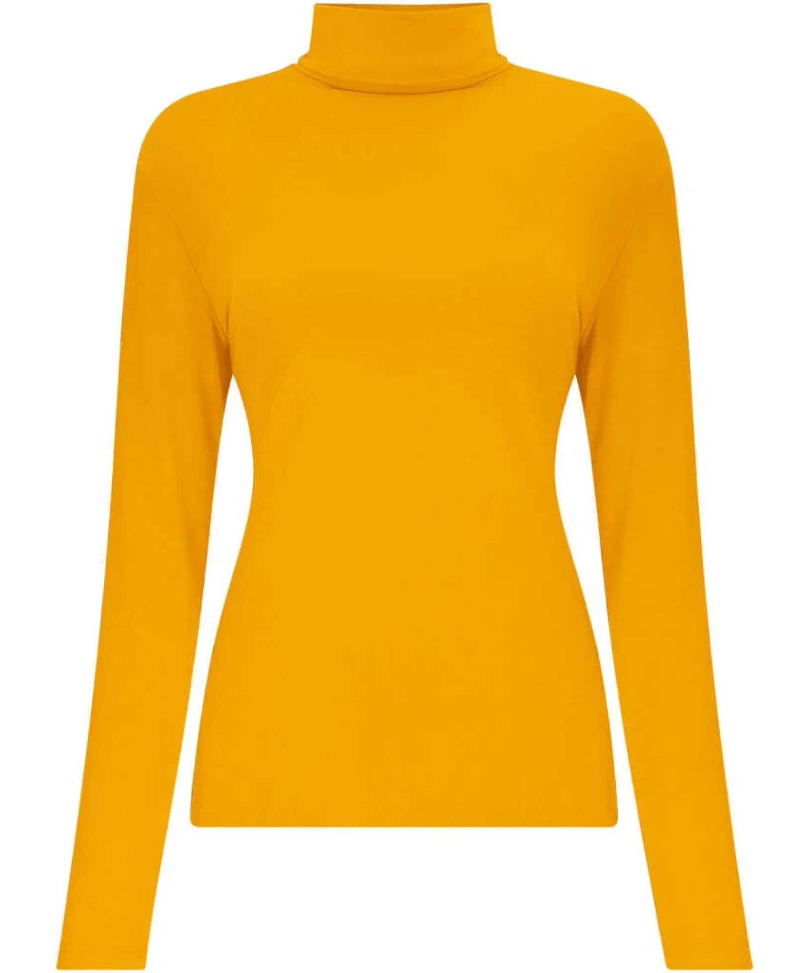 jersey_roll_neck_top_1-1.webp Tops, Tunics & Blouses | Women's Joe Browns Jersey Roll Neck Top Ochre / Orange / Winter White / Berry / Black