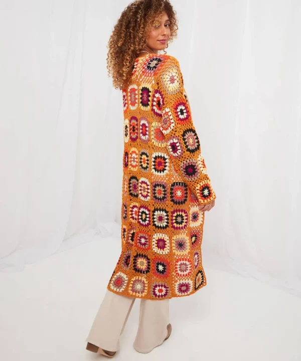 Shop Women's Collection | Cardigans & Coatigans | Gifts | Sale Knitwear & Jumpers | Top Picks | Top Picks | Women's | Women's Joe Browns Joe's Favourite Crochet Cardigan Mustard / Blue