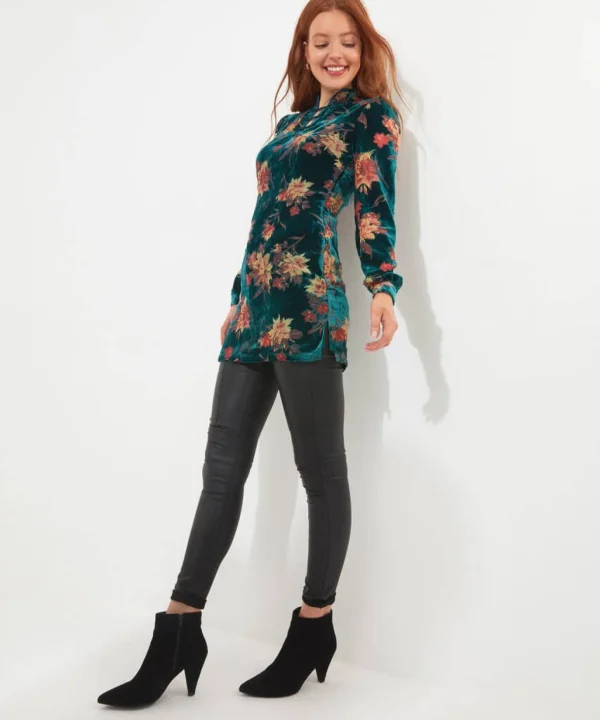 Shop Women's Collection | Velvet & Devor茅 Dresses | Party Dresses | Occasion Outfits | Tops, Tunics & Blouses | Dresses | Sale Tops, Tunics & Blouses | Top Picks | Top Picks | Top Picks | Top Picks | Women's | Women's | Women's Joe Browns Joe's Favourite Devore Tunic Green