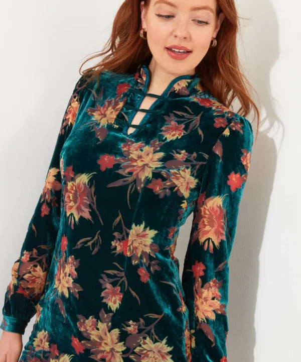 Shop Women's Collection | Velvet & Devor茅 Dresses | Party Dresses | Occasion Outfits | Tops, Tunics & Blouses | Dresses | Sale Tops, Tunics & Blouses | Top Picks | Top Picks | Top Picks | Top Picks | Women's | Women's | Women's Joe Browns Joe's Favourite Devore Tunic Green