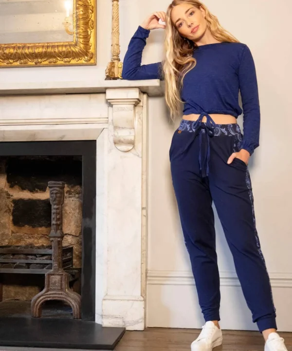 Pyjamas & Loungewear | Jeans & Trousers | Sale Pyjamas & Loungewear | Sale Jeans & Trousers | Women's | Women's | Women's | Women's Joe Browns Joyful Jog Pants Blue